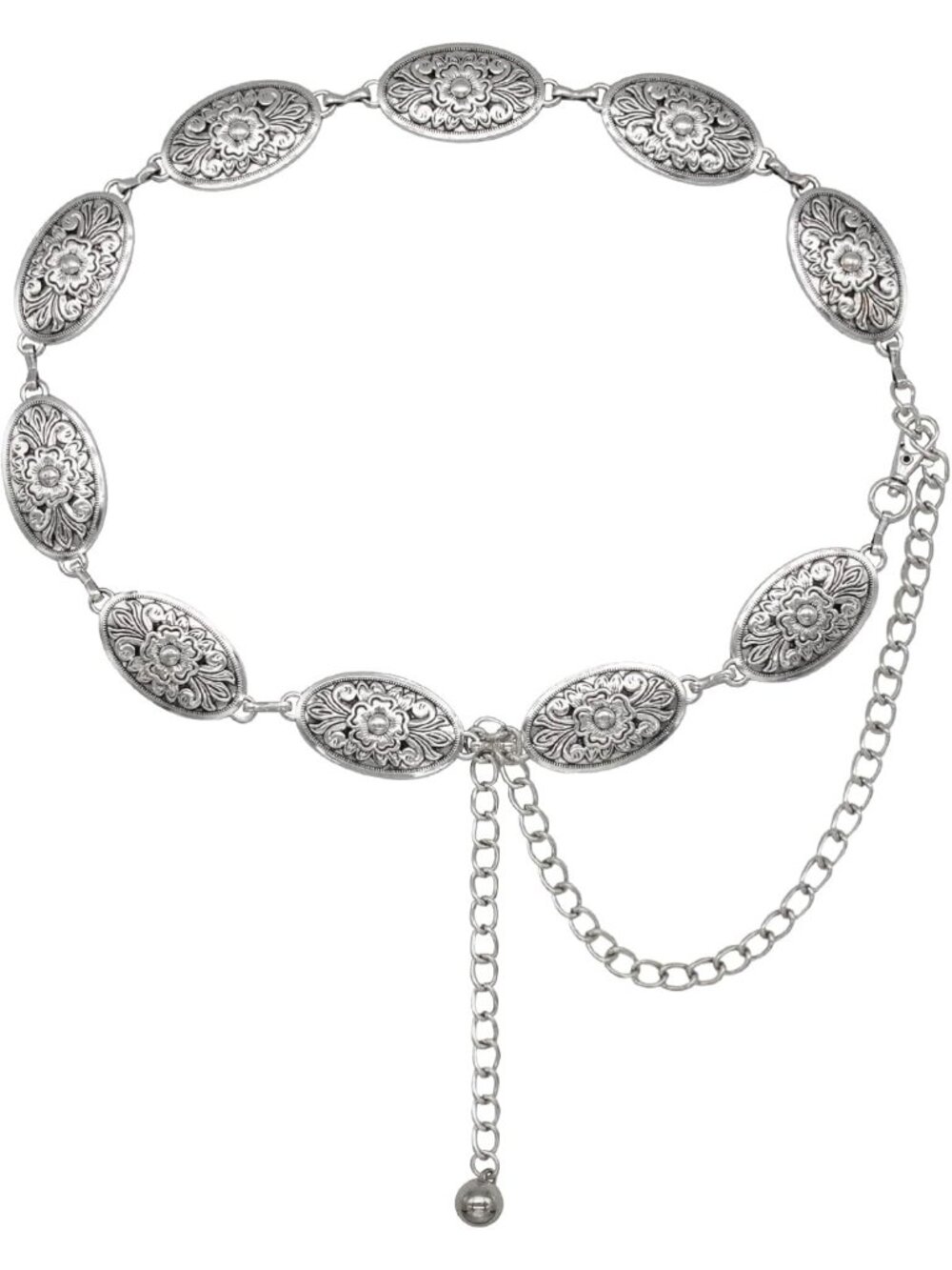 Stylish Western Metal Concho Belt for Women - Perfect for Dresses & Jeans